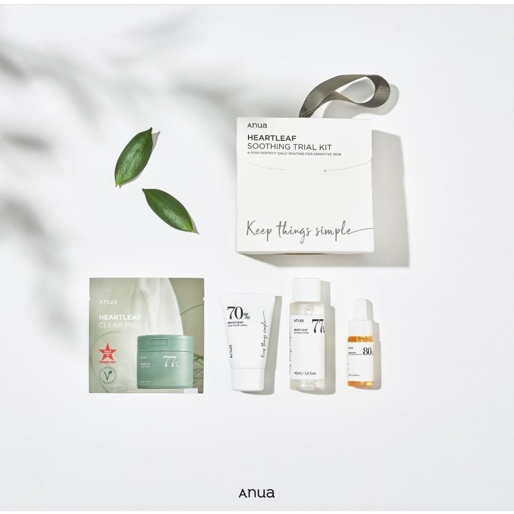 Anua Heartleaf Soothing Trial Kit 4 Items