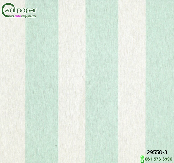 วอลเปเปอร์ ลายทางสีเขียวสลับขาว
