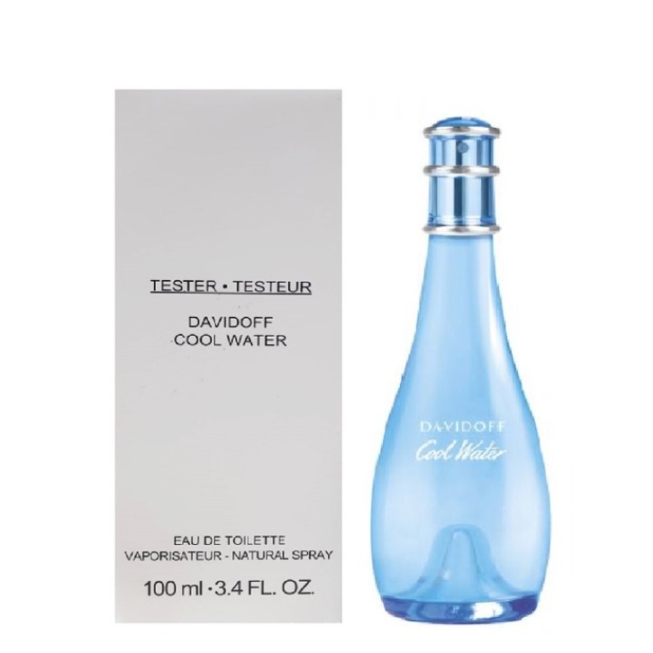 Davidoff Cool Water for Women Eau De Toilette 100 ml. (Tester Box)
