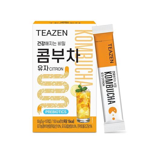 Teazen Kombucha # Citron (1 กล่อง 10 ซอง)