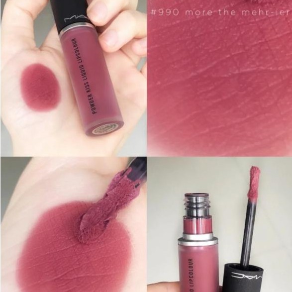M.A.C Powder Kiss Liquid Lipcolour 5 ml. #More The Mehr-Ier