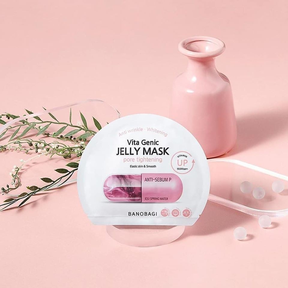 BANOBAGI Vita Genic Jelly Mask (ยกกล่อง 10 แผ่น) #Pore Tightening กระชับรูขุมขน