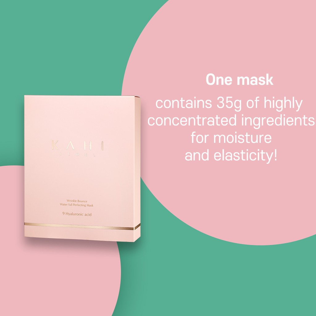 KAHI seoul Wrinkle Bounce Water Full Perfecting Mask 35 g.x 6 ซอง