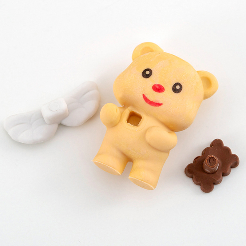 🐻ยางลบการ์ตูน 3D ช็อกกี้แบร์ Cookie Eraser 🐻✨ยางลบน่ารัก✅พร้อมส่งในไทย สะสมได้ ของขวัญสุดคิ้วท์
