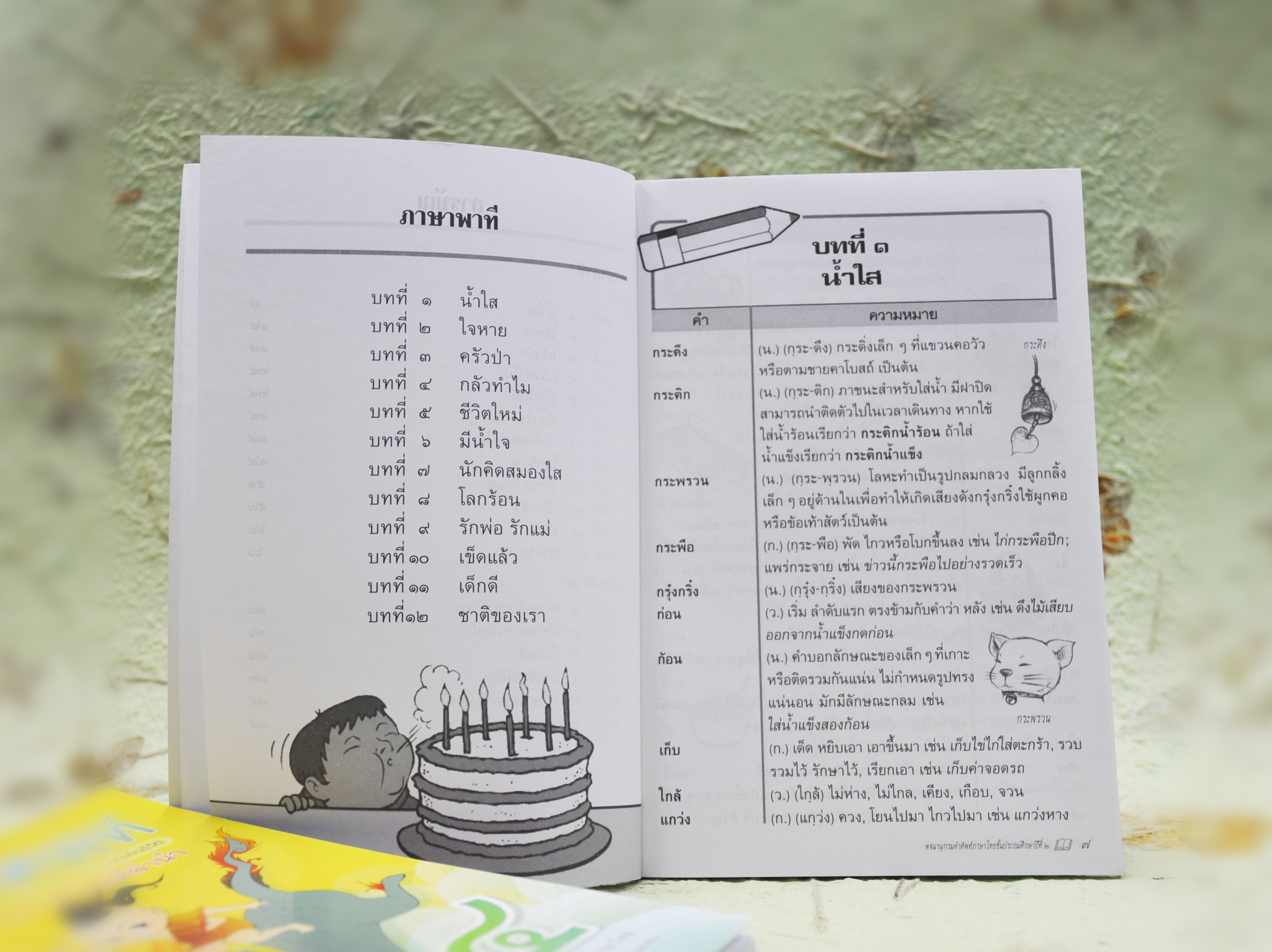 รวมคำศัพท์ภาษาไทย ชั้นประถมศึกษาปีที่ ๒ โดย ฝ่ายวิชาการชมรมเด็ก
