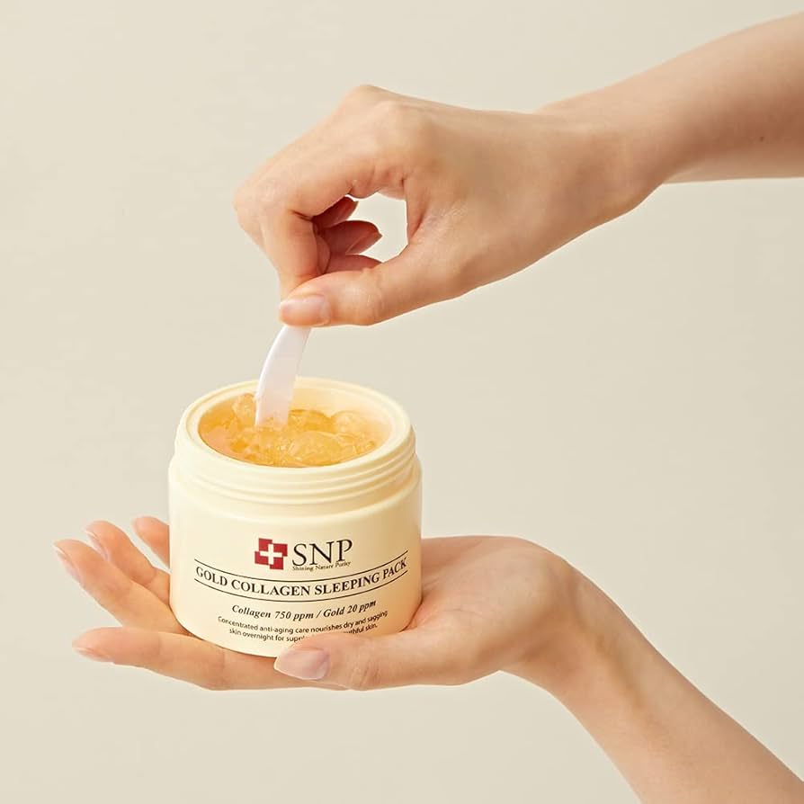 SNP Gold Collagen Sleeping Pack 100 g.