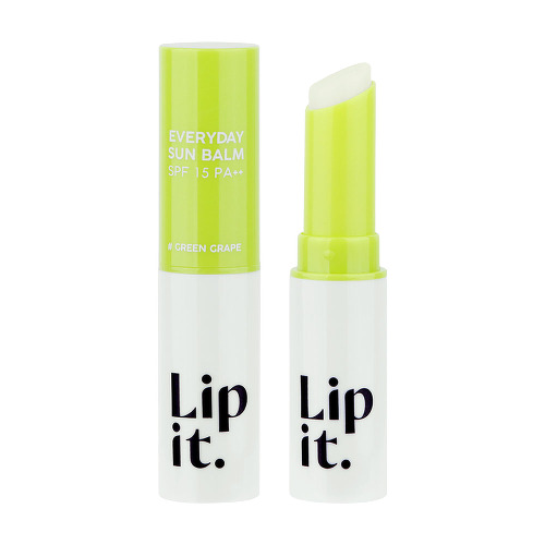 LIP IT Everyday Sun Balm SPF15 PA++ 3 g. #Green Grape