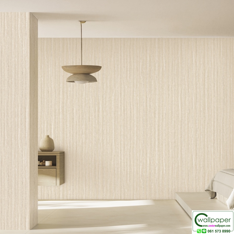 วอลเปเปอร์ลายไม้ สีน้ำตาลอ่อน No.88664-3