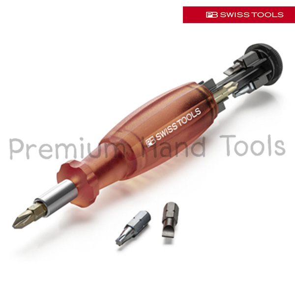 ไขควง PB Swiss Tools รุ่น PB 6464 *NEW ITEM RED EDITION + ดอกไขควง 8 ดอก