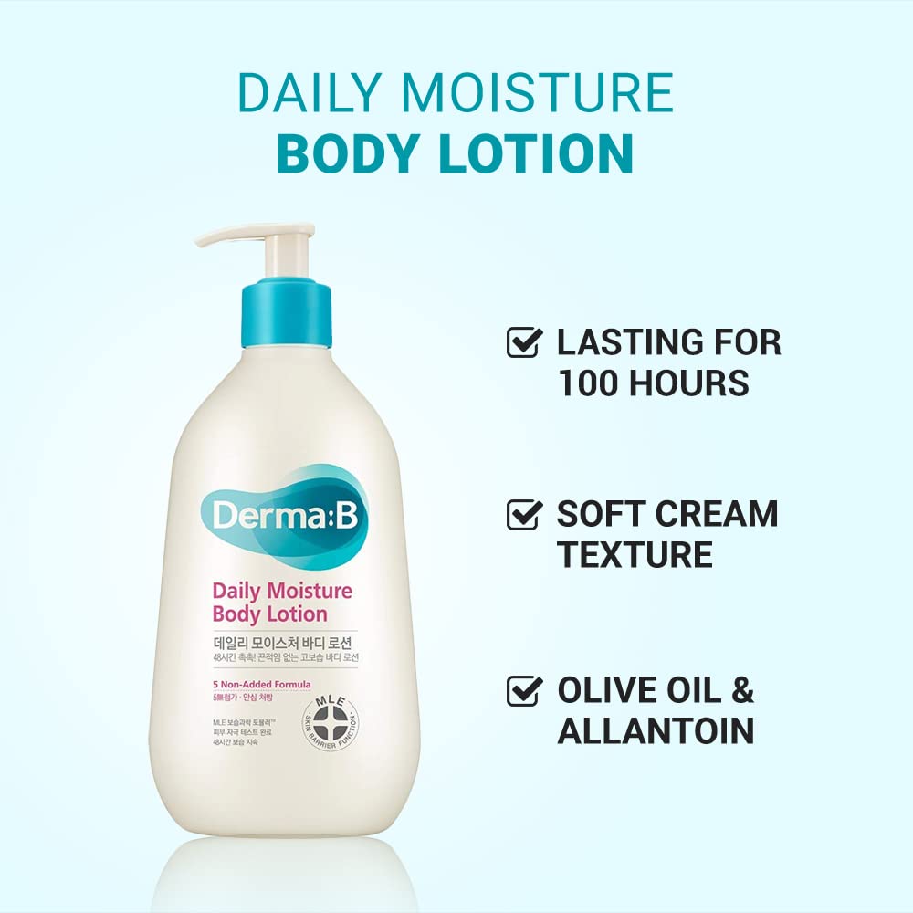 Derma:B Daily Moisture Body Lotion 400 ml.