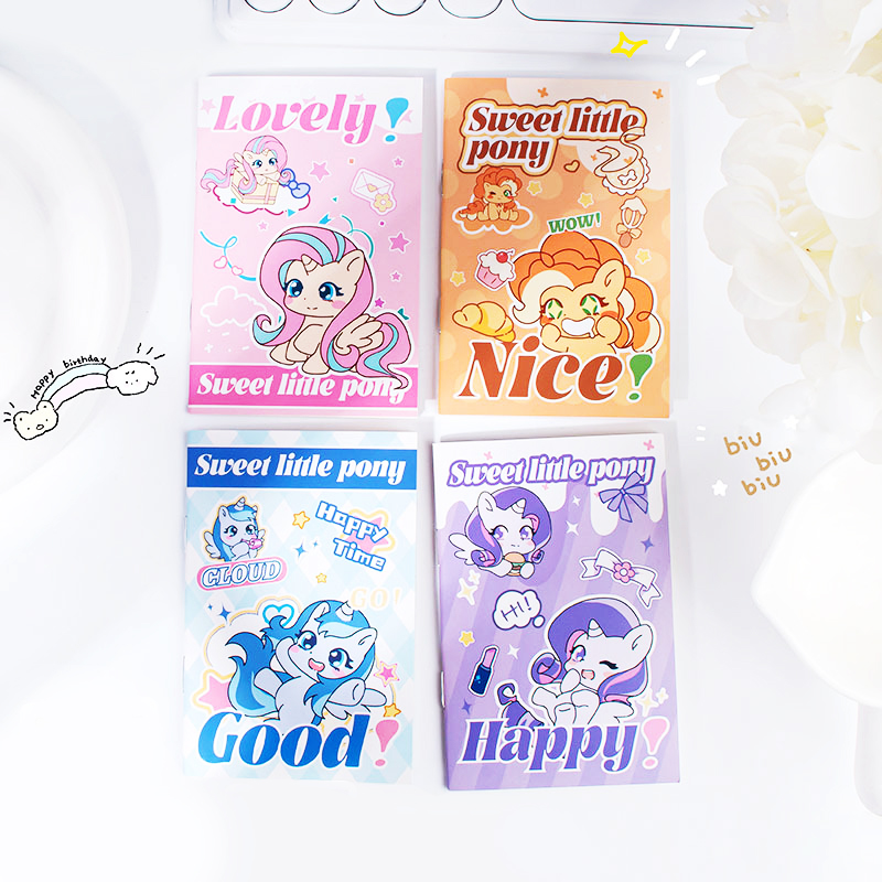 📚สมุดรวมลายการ์ตูน happy lovers ลายเส้น ชิ้นละ 2 บาท ✔️พร้อมส่ง (🎲สุ่มลาย) Ohwowshop สมุด เครื่องเขียน