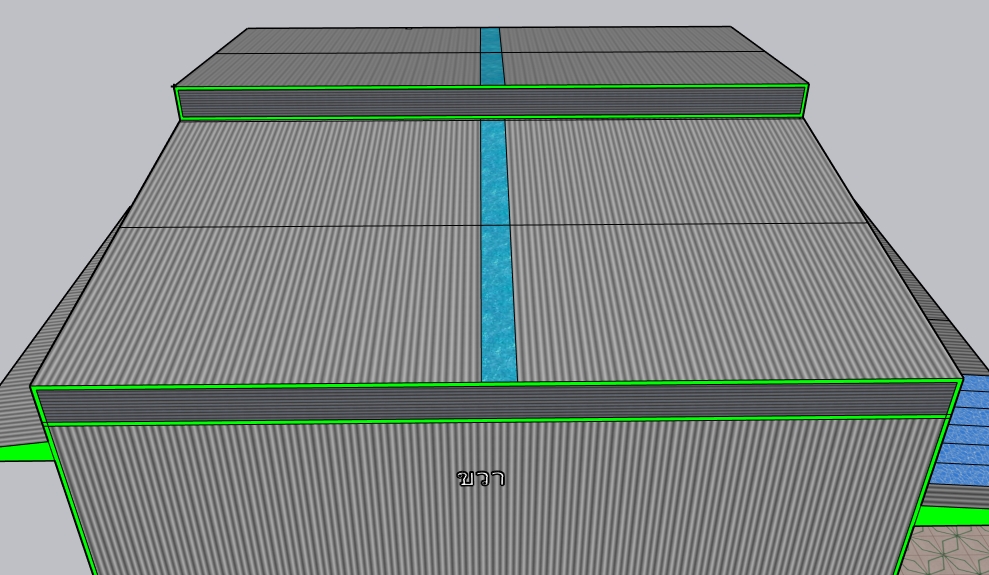 แบบก่อสร้างโกดังเก็บไม้ ออฟฟิศ และบ้านพักคนงานขนาดHW-H (23 x 18 x 7.9)