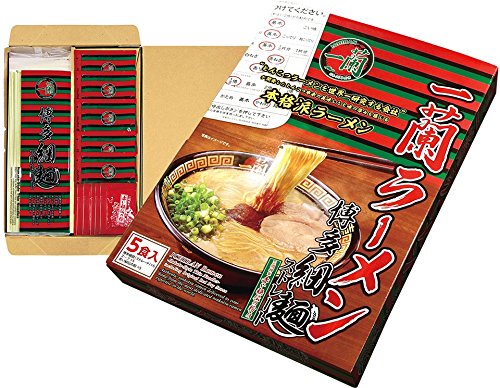 Ichiran Ramen ชนิดเส้นตรง (1 กล่อง 5 ห่อ)