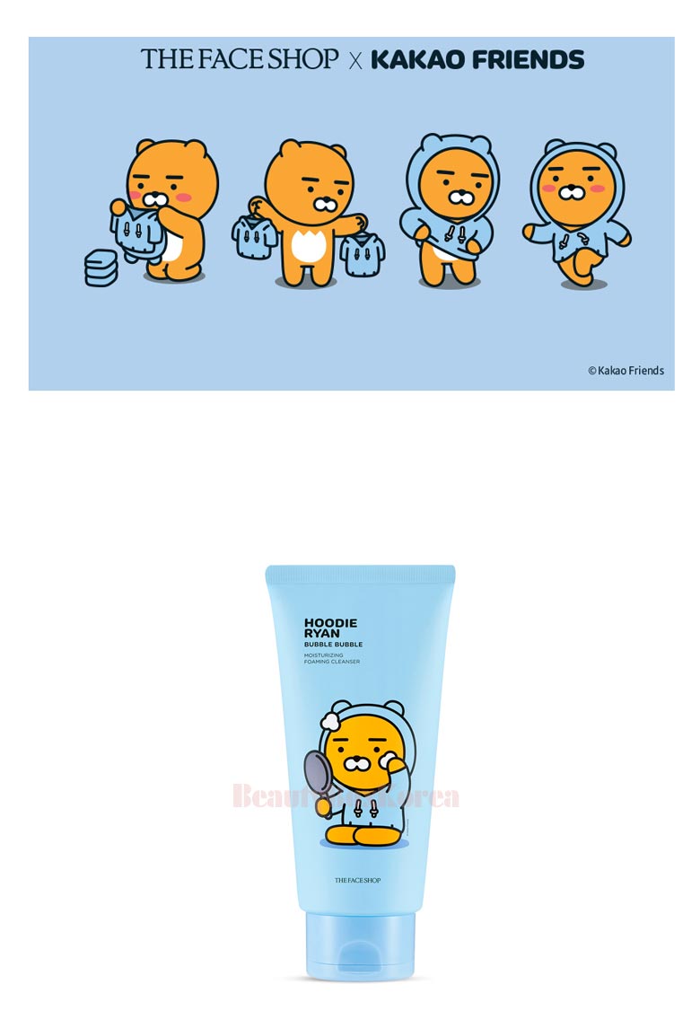 The Faceshop Hoodie Ryan Bubble Bubble Foaming Cleanser