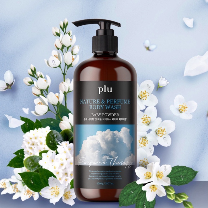 Plu Nature & Perfume Body Wash 1000 ml. #Baby Powder