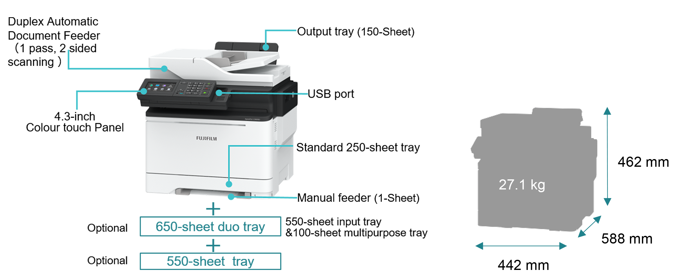 FujiFilm ApeosPort C3830SD