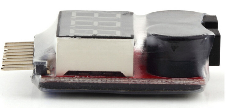 Li-po Battery Voltage Tester ( Buzzer Alarm | มีเสียงเตือน)