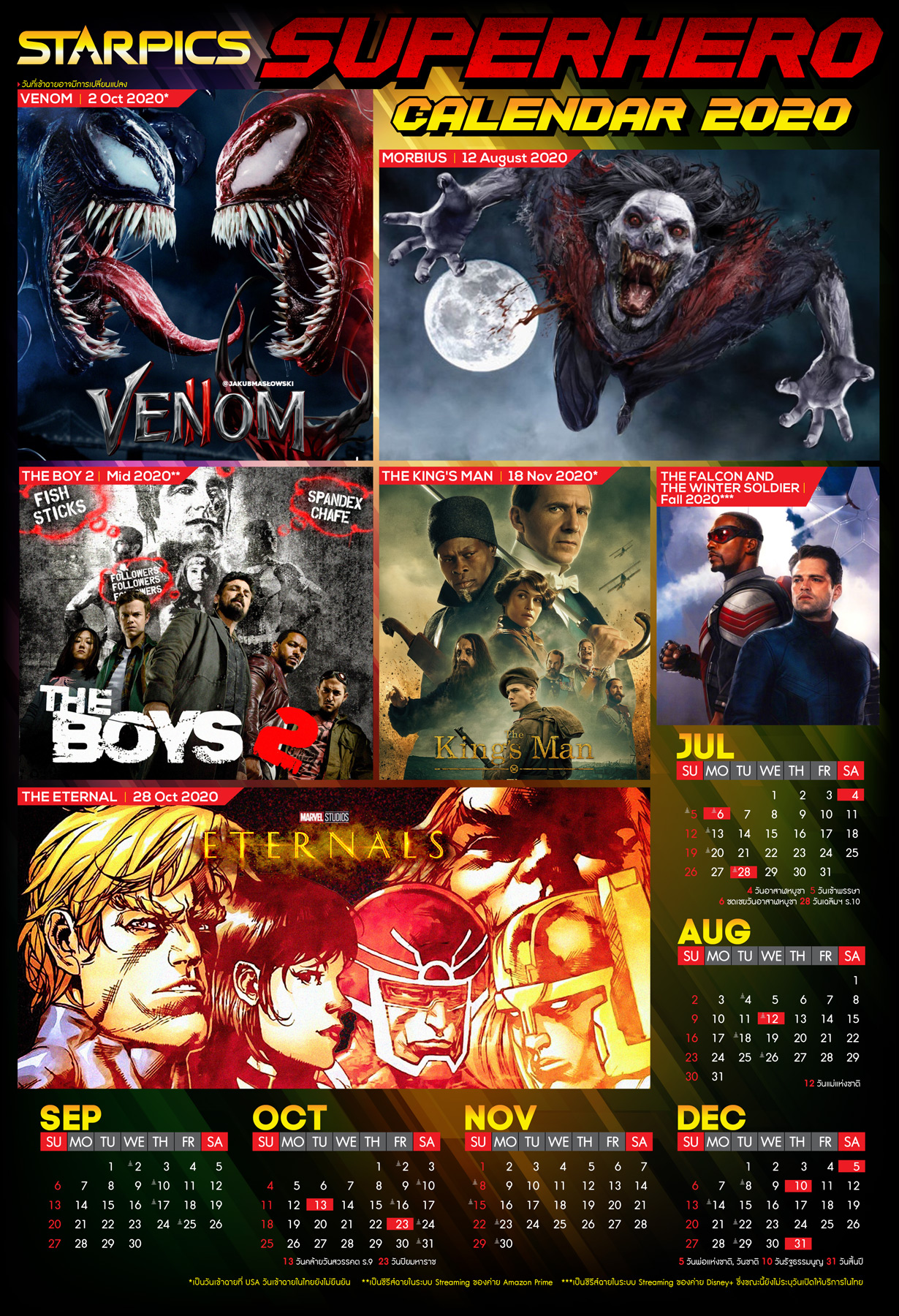 นิตยสาร STARPICS 907 ธันวาคม 2019 ปกหน้า Jumanji: The Next Level ปกหลัง Ashfall