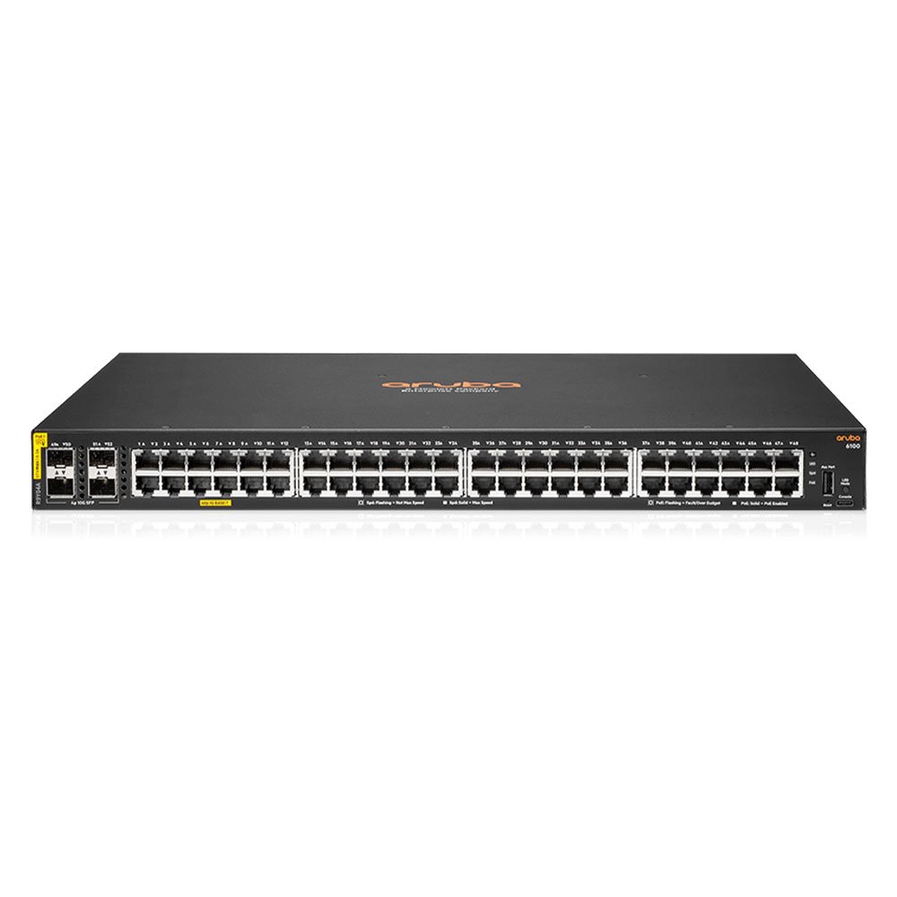 (R9Y04A) Aruba CX 6100 48G Class4 PoE 4SFP+ 740W Switch