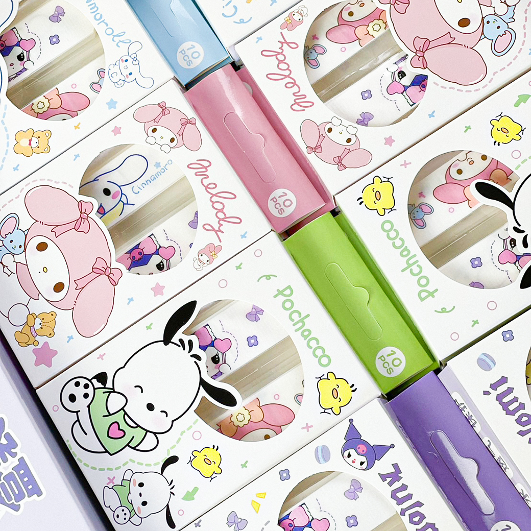 🩹📌ยกกล่อง 20 แผ่น🌈พลาสเตอร์ปิดแผล ลายการ์ตูน ซานริโอ📌สินค้าคละตามแบบ ✔️พร้อมส่งในไทย พลาสเตอร์