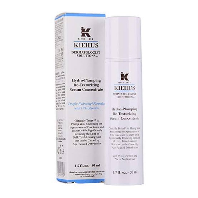 Kiehl's Hydro-Plumping Re-Texturizing Serum Concentrate 75 ml.