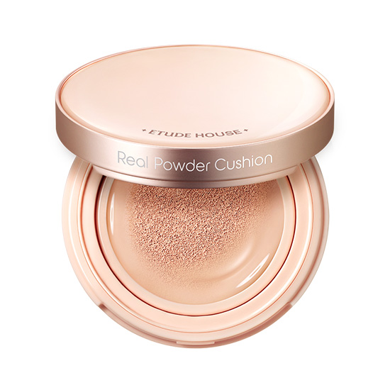 Etude House Real Powder Cushion SPF50+ A+++ #Light Beige ผิวขาว