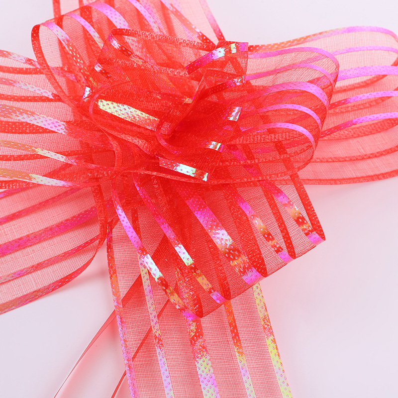 🎁โบว์รูด ริบบิ้นรูด🎀Large size🎉(เงาพิเศษ) 50mm📌สินค้าเลือกสี✔️พร้อมส่งในไทย โบว์ติดของขวัญ DIY