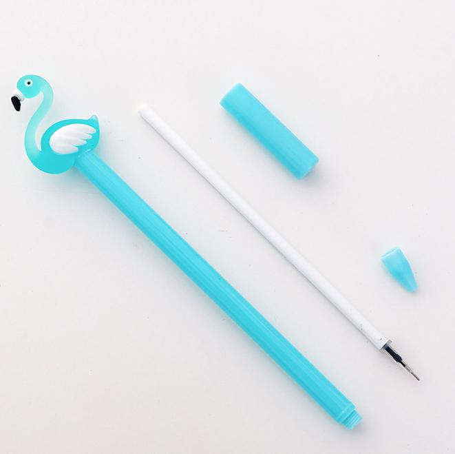 ปากกานกฟลามิงโก้ [ เจลดำ ] ชิ้นละ 4 บาท Ohwowshop