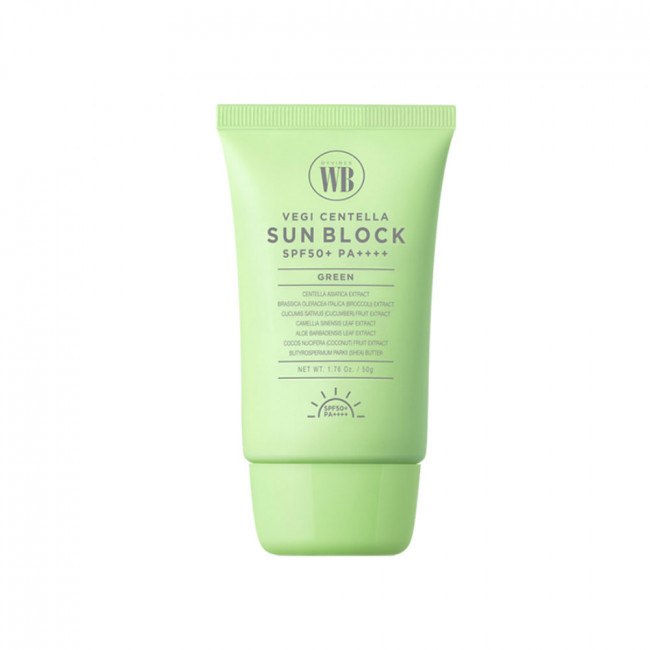 Wonder Bath Vegi Centella Sun Block SPF50+ PA++++ 50 g.