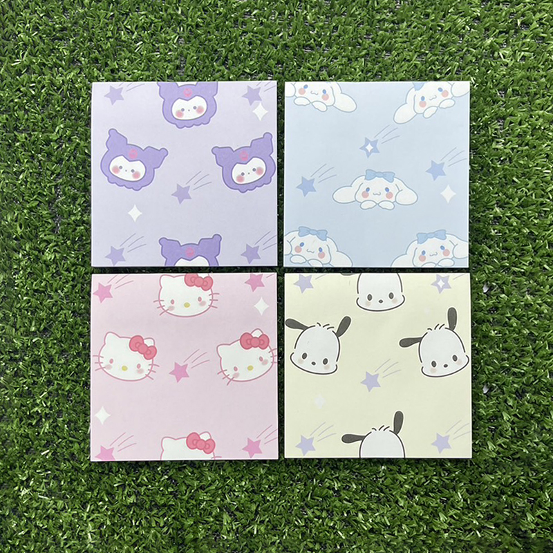 🌈กระดาษโน๊ตกาวในตัว🌈Sticky Note Lovely Cartoon 8x8 50แผ่น📌เลือกลาย ราคา 6 บาท✔️พร้อมส่ง Ohwowshop เครื่องเขียน โพสอิท สวยงาม ข้อความ