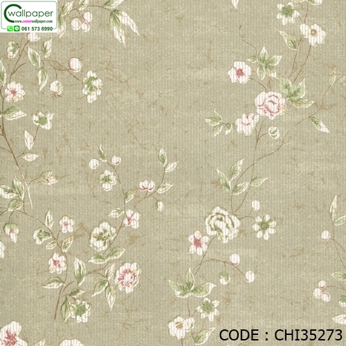 วอลเปเปอร์ติดผนังลายดอกไม้ No.CHI35273