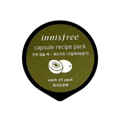 Innisfree Capsule Recipe Pack : Red Kiwi Wash-Off Pack (Exfoliating & Vitality)
