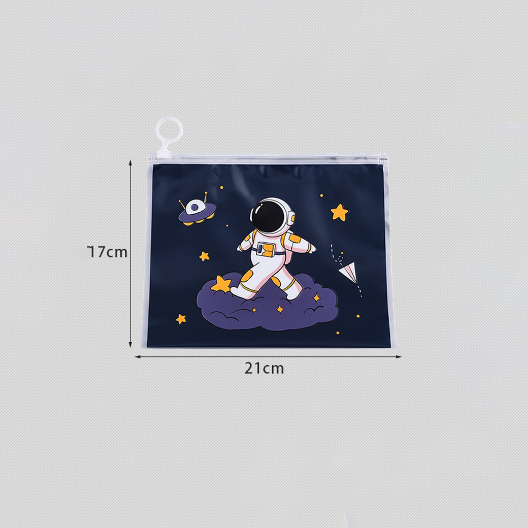 🔥🎒กระเป๋าใส่เครื่องเขียน A5⭐🔥ลายการ์ตูน อวกาศ 21x17ซม📌เลือกลาย ราคา 4 บาท✔️พร้อมส่ง Ohwowshop เครื่องเขียน กระเป๋า กระเป๋าดินสอ