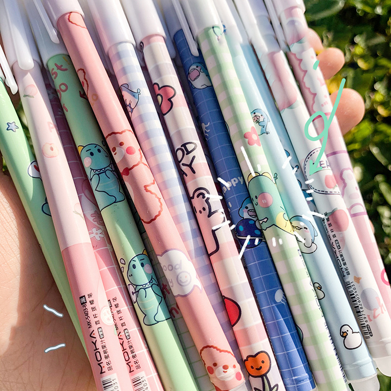 🔥โอ้วาว🔥ปากกาลบได้ ลายการ์ตูน ไส้สีน้ำเงิน 0.5📌เลือกลาย ด้ามละ 3 บาท✔️พร้อมส่งOhwowshop หลากสี ปากกาลบได้ เครื่องเขียน