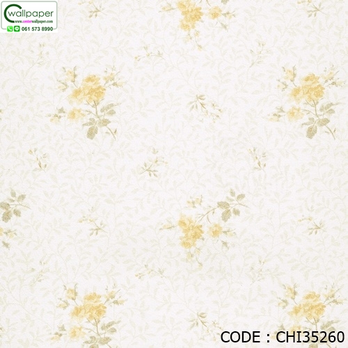 วอลเปเปอร์ลายดอกไม้วินเทจ No.CHI35260