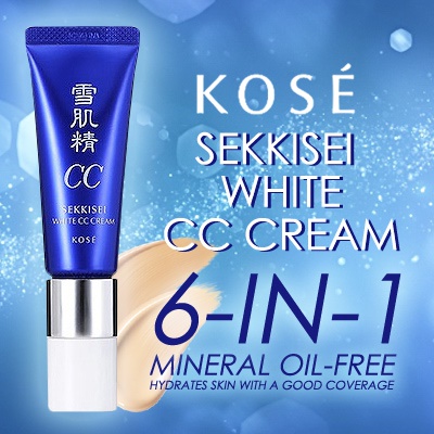 Kose Sekkisei White CC Cream SPF50+ PA+++ 26 ml. #01 Light Ochre ผิวขาว