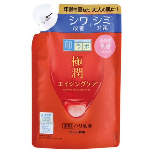Hada Labo Gokujyun Alpha Lifting & Firming Aging Care Milk 140 ml. (Refill)