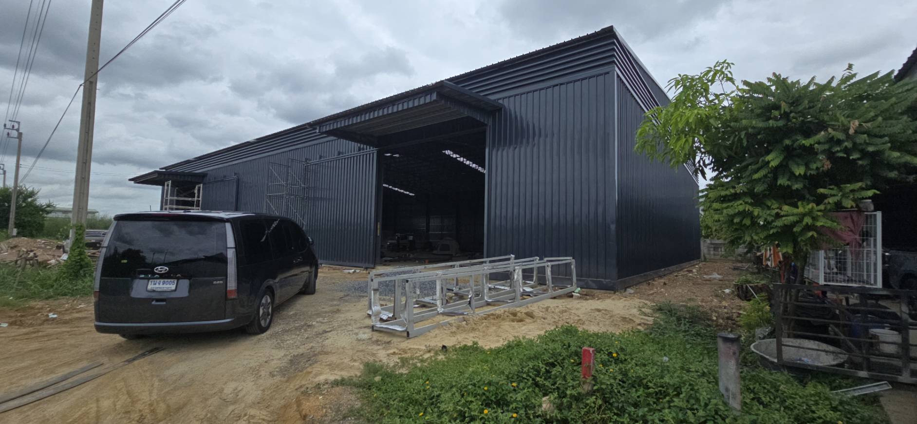 รับสร้างโกดังขนาด 25x40x7.2 คลังสินค้า 1000 ตรม.