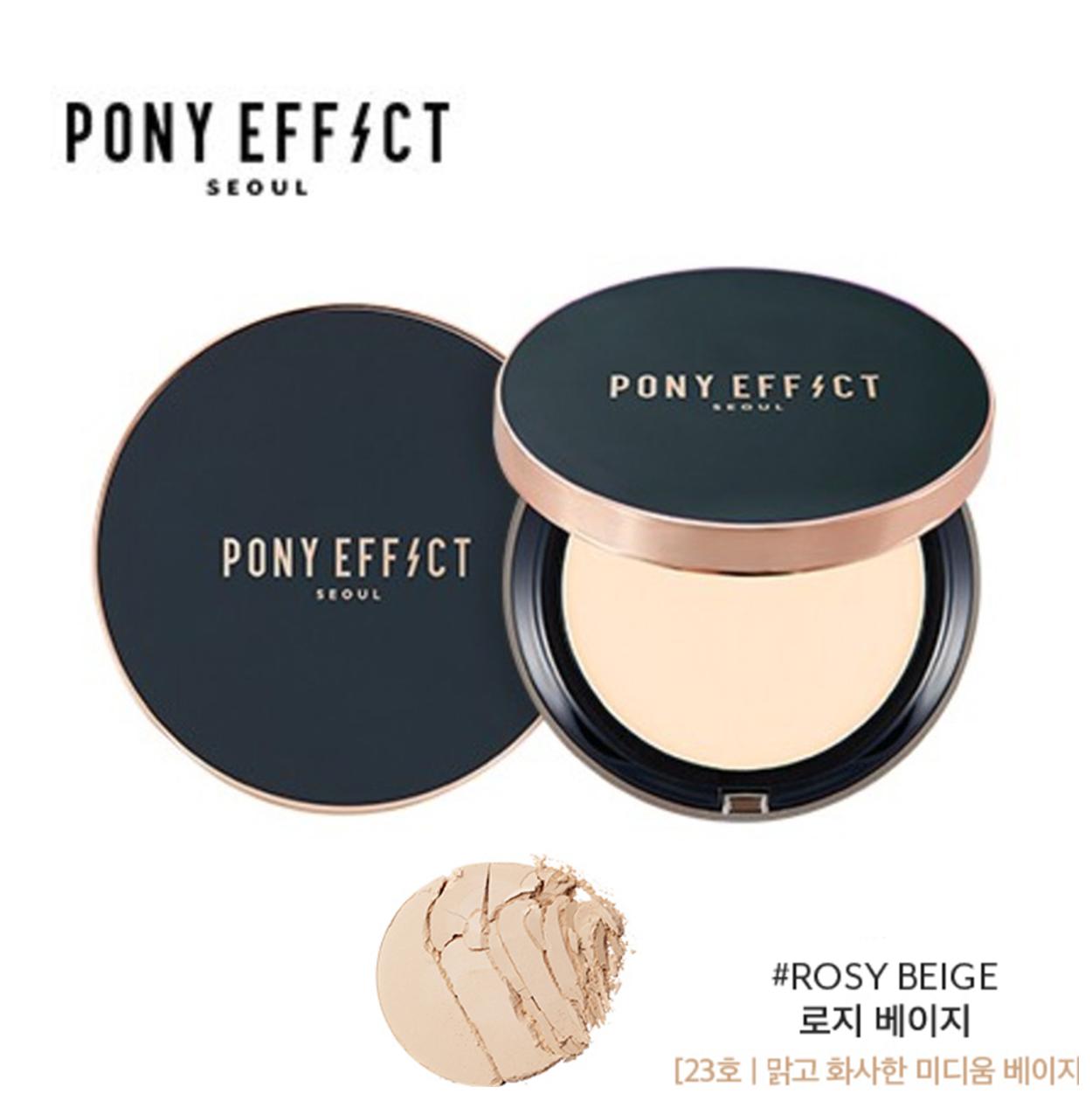 Pony Effect Cover Fit Powder Foundation #23 Rosy Beige ผิวเนื้อชมพู