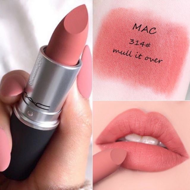 M.A.C Powder Kiss Lip Kit : Mull It Over (เซ็ต 2 แท่ง)