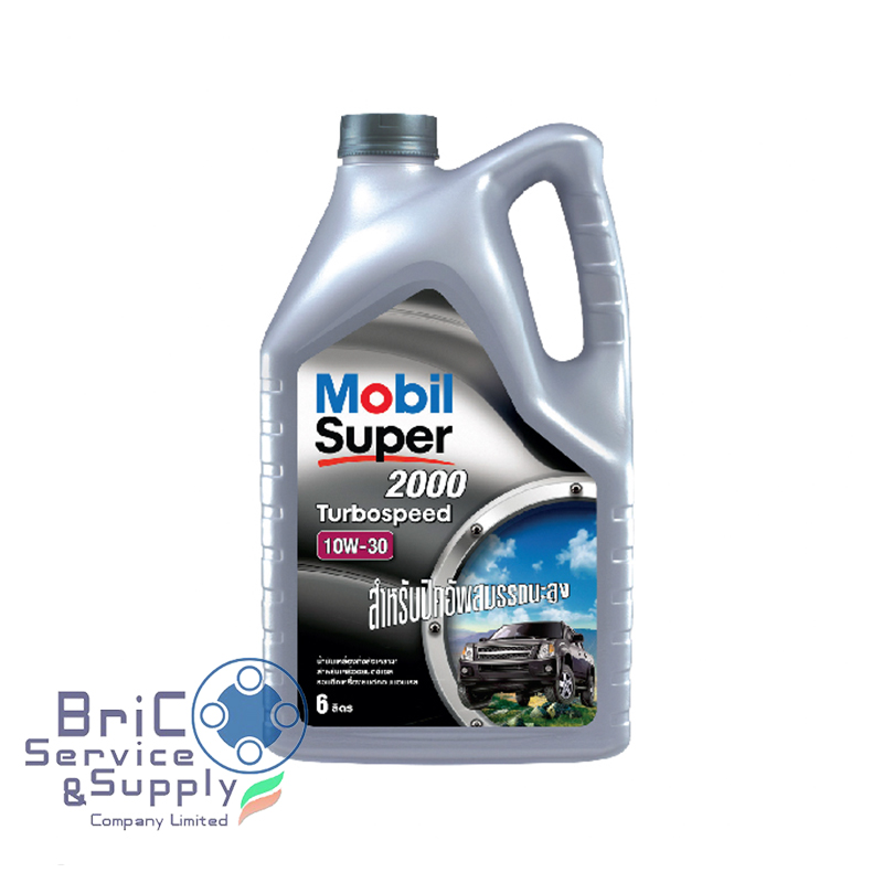 MOBIL SUPER 2000 TBS 10W-30 ขนาด 6 ลิตร