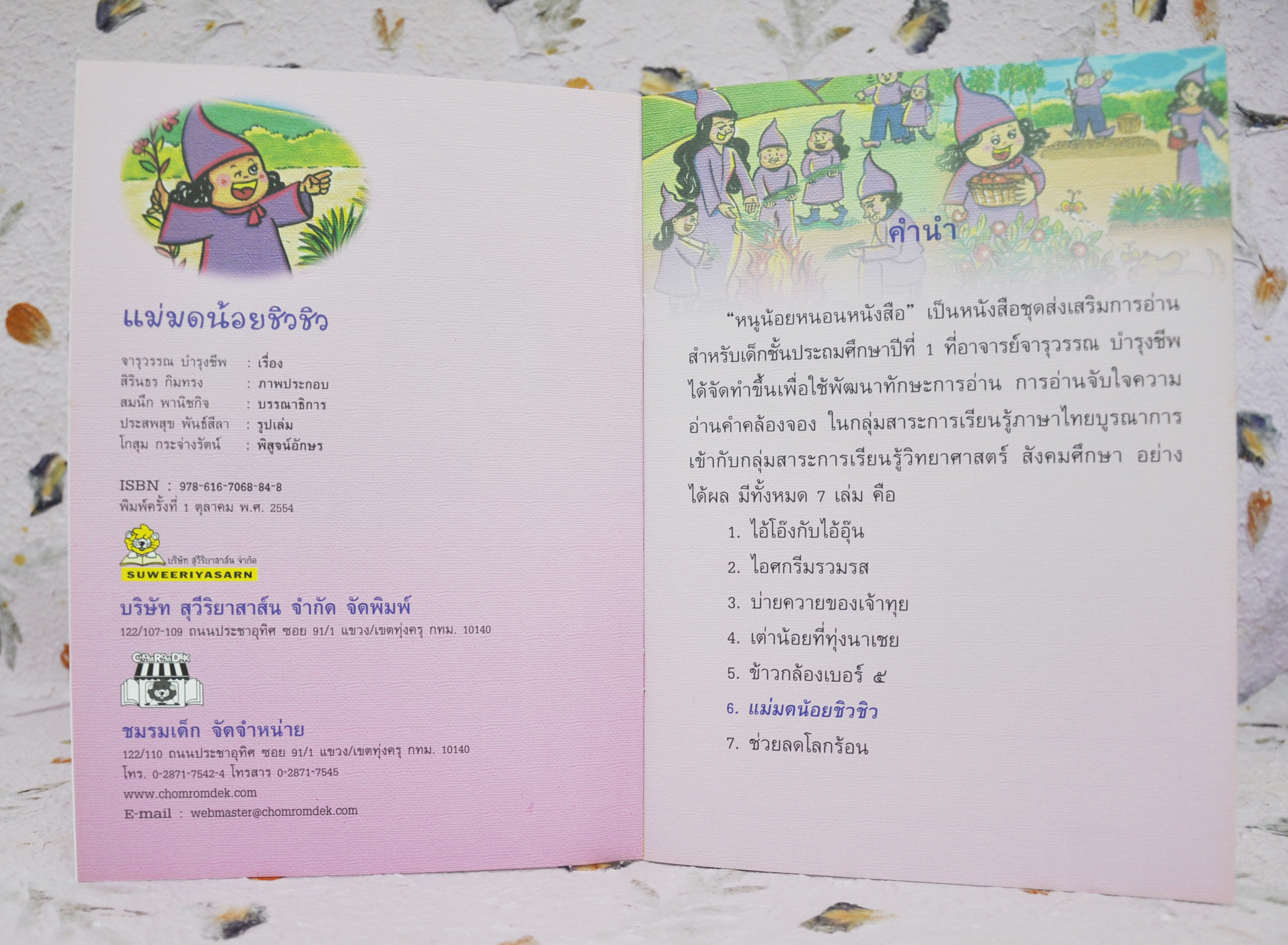 ชุดหนูน้อยหนอนหนังสือ ไอศกรีมรวมรส โดย จารุวรรณ บำรุงชีพ