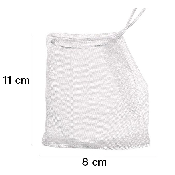 💦ถุงตาข่ายตีฟองเกรด AAA หนา 2 ชั้น 8*11 cm✔️พร้อมส่ง ถุงสบู่ ถุงตาข่ายตีฟอง ถุงใส่สบู่