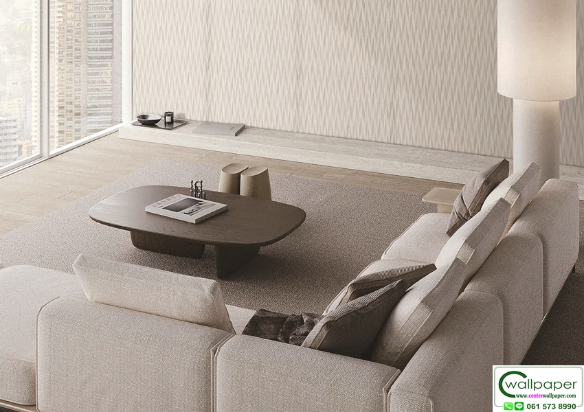 วอลเปเปอร์โมเดิร์นกราฟฟิค สีเทาอ่อน NO.TE2410-1