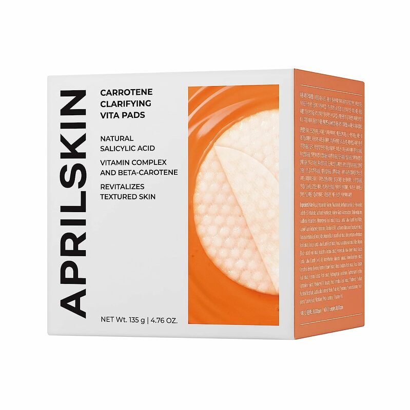 APRILSKIN Real Carrotene Blemish Clear Vita Pad 60 Pads