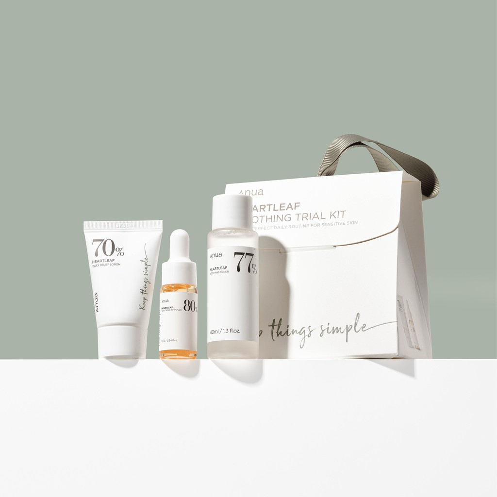 Anua Heartleaf Soothing Trial Kit 4 Items