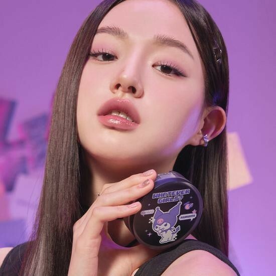 Rom&nd Sanrio Nu Zero Cushion SPF24 PA++ 15 g. #Kuromi 03 Natural 21