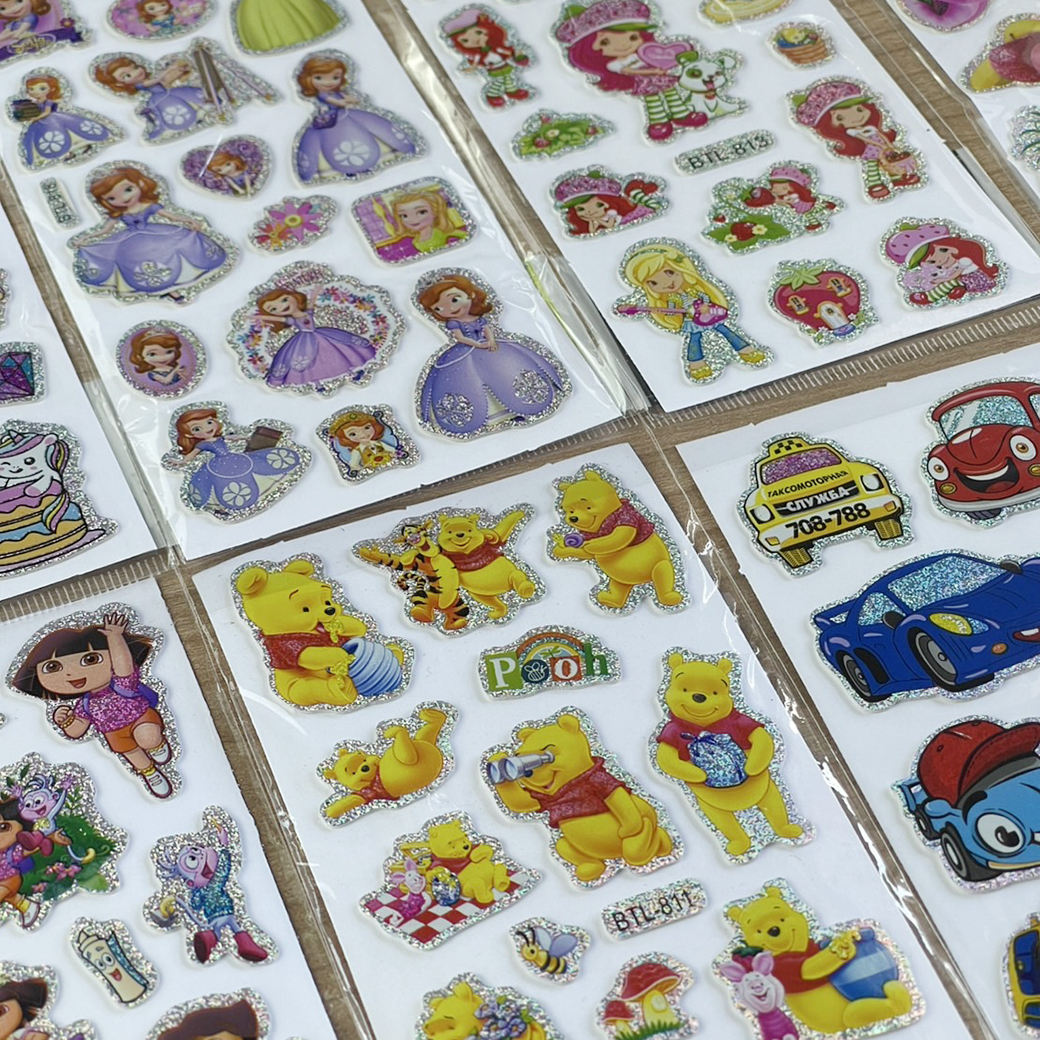 🌈สติกเกอร์นูน🌈การ์ตูนกากเพชรวิววับ(เลือกแบบสินค้า) ✔️พร้อมส่งในไทย สติ๊กเกอร์ สวยงาม ราคาถูก เครื่องเขียน