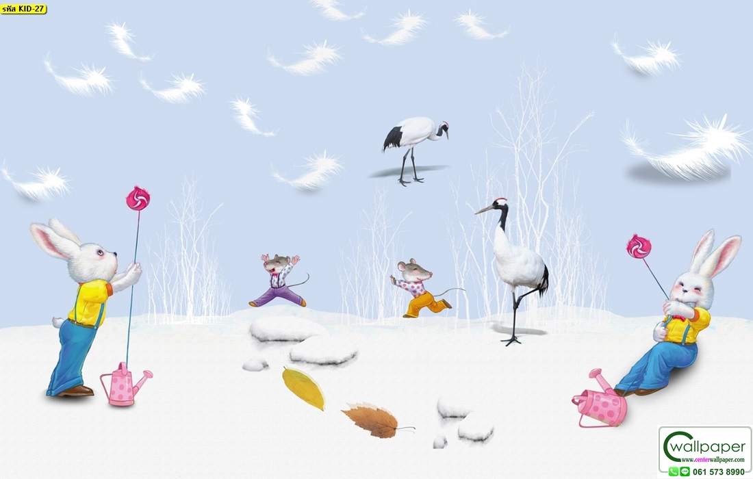 วอลเปเปอร์ห้องเด็กสั่งผลิต No.KID-27