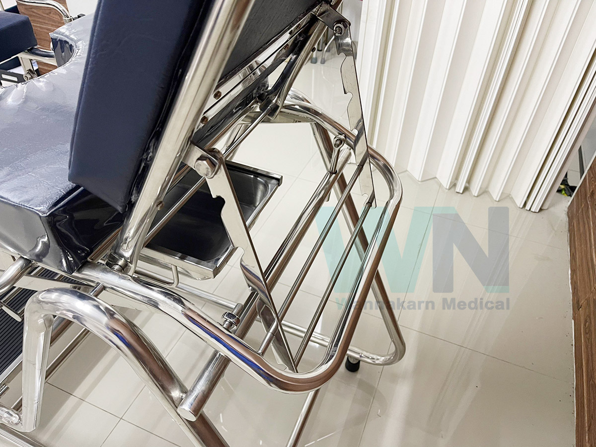 เตียงตรวจภายใน Stainless